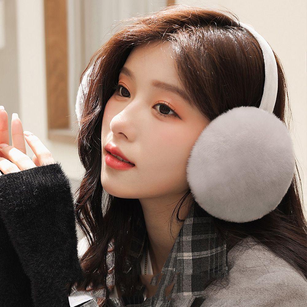 Bông Chụp Tai Giữ Ấm Chống Nhăn Kiểu Dáng Dễ Thương Dành Cho Người Lớn