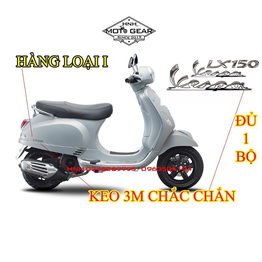 Tem Logo Vespa Lx 150 Chính Hãng