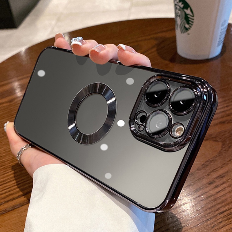Ốp Điện Thoại Silicon Mềm Cao Cấp Trong Suốt Chống Sốc Bảo Vệ Lens Cho iPhone 12 13 Pro Max