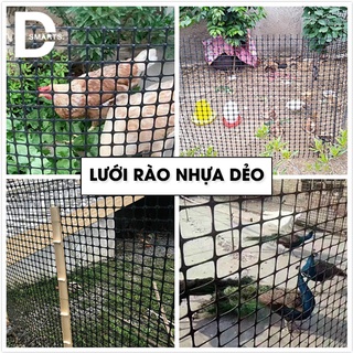 Lưới rào nhựa dẻo Rào quây vườn đất,lót sàn chuồng trại size 10M²