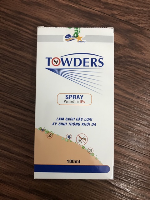 Chai xịt ghẻ Towders spray 100ml-mẫu mới | BigBuy360 - bigbuy360.vn