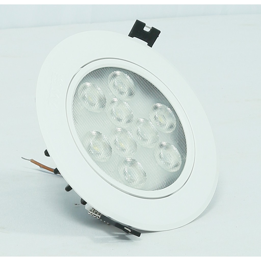 ĐÈN LED ÂM TRầN 9W, 15W, 18W, 21W -đèn dowlight âm trần 9W lỗ khoét 100mm mắt ếch, đèn âm trần