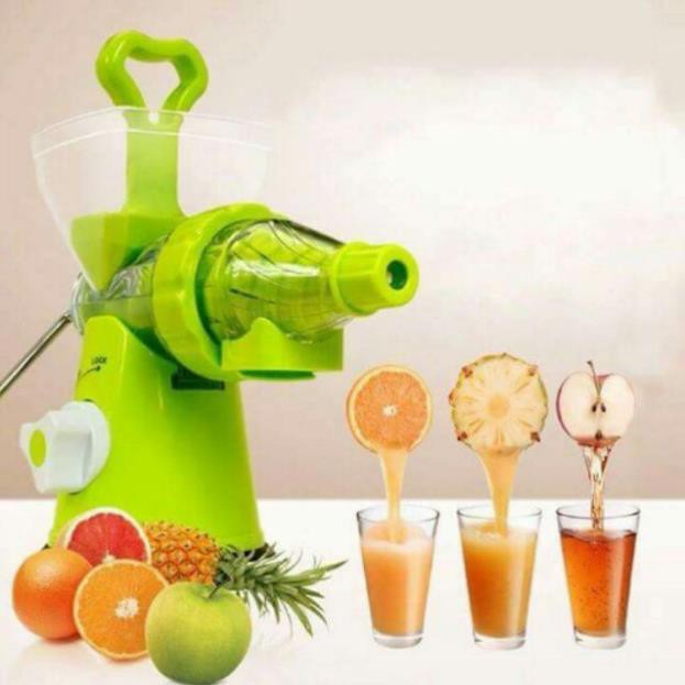 Máy ép hoa quả quay tay đa năng Manual Juicer | Máy xay bằng tay chất liệu nhựa ABS cao cấp, lưỡi dao inox không gỉ