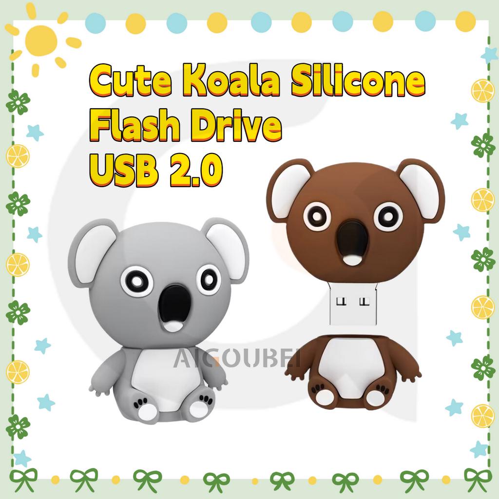 Usb 2.0 Dung Lượng 1GB 2GB 4GB 8GB 16GB 32GB 64GB 128GB 2TB Bằng Silicone Hình Gấu Koala