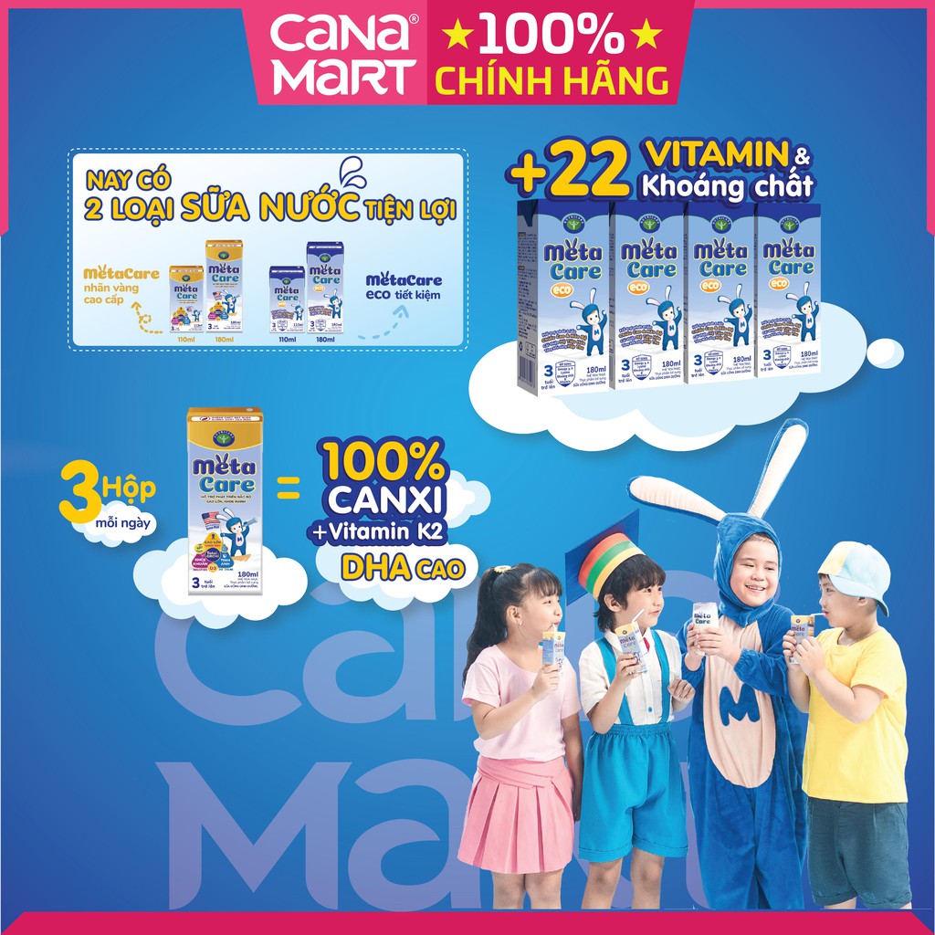 Sữa bột tốt cho bé Nutricare MetaCare 2 giúp phát triển chiều cao, trí não, Cải thiện tiêu hóa, miễn dịch (400g)