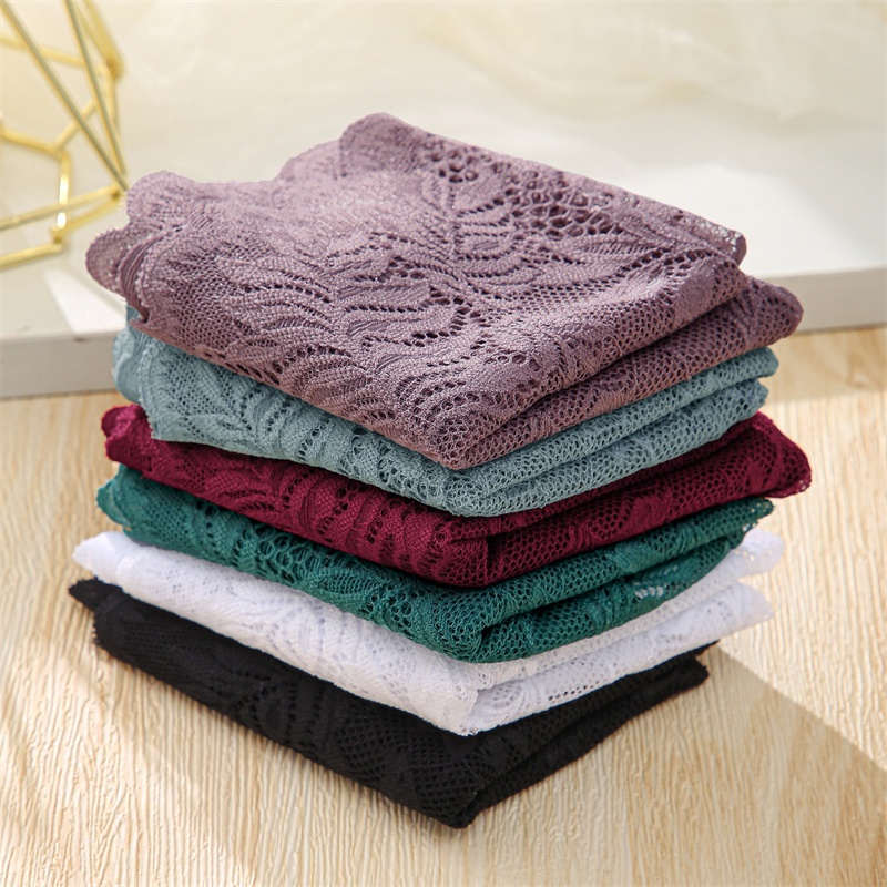 Set quần lót TAKETALK phối ren hoa dáng ngắn thời trang quyến rũ dành cho nữ