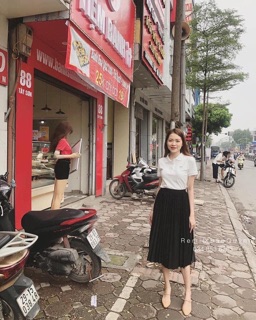 Chân Váy Xếp Ly, Chân váy Dài