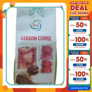 CÀ PHÊ HỮU CƠ THẢI ĐỘC ĐẠI TRÀNG GERSON (gói 500g)