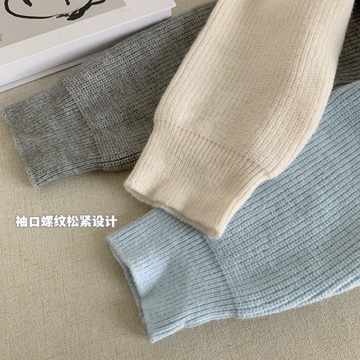 Áo Hoodie Croptop Dệt Kim Mềm Mại Cho Nữ