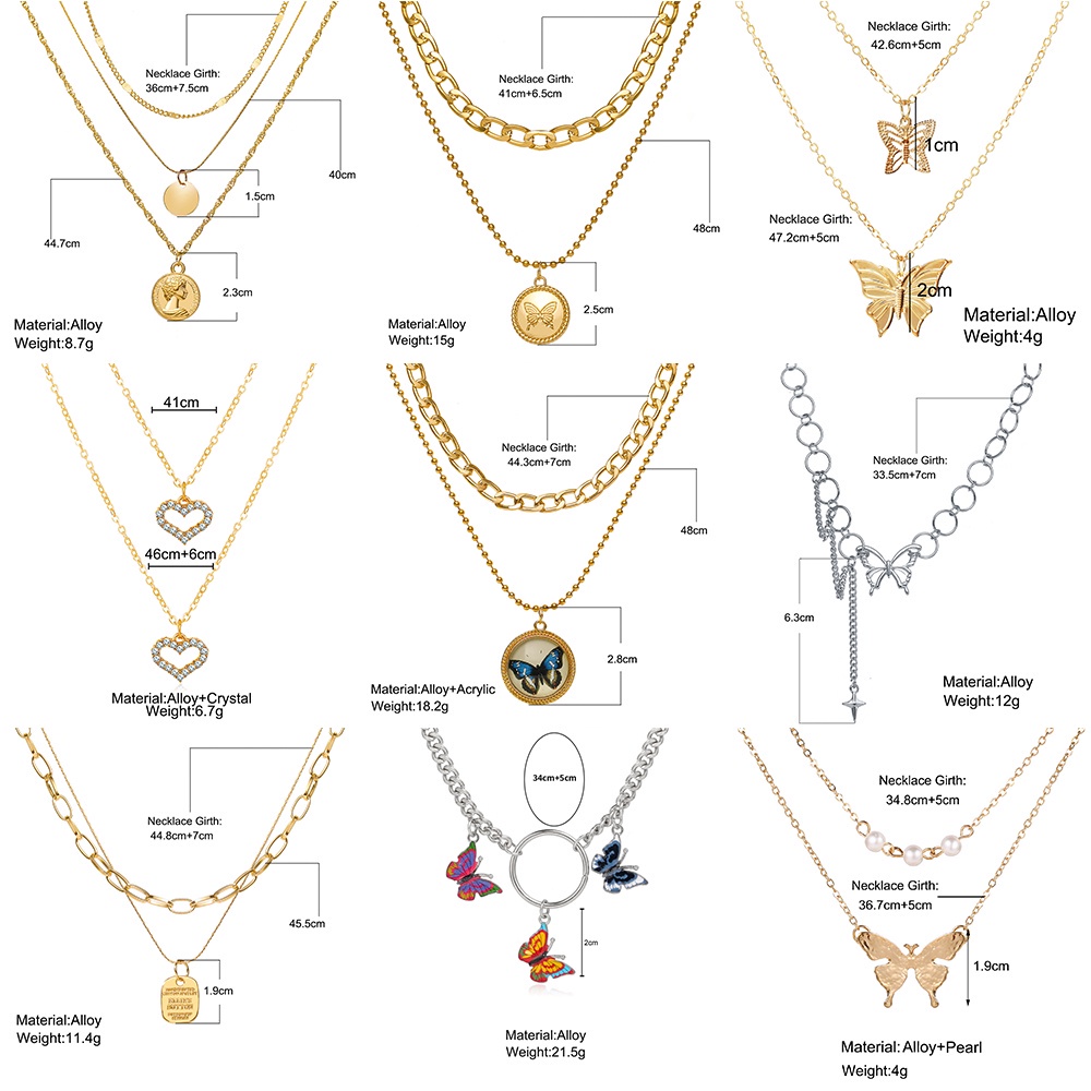 Dây chuyền nhiều lớp xỏ ngọc trai nhân tạo thời trang Hàn Quốc cho nữ