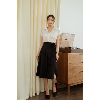 MINX - Áo Shoulder Pleated Shirt