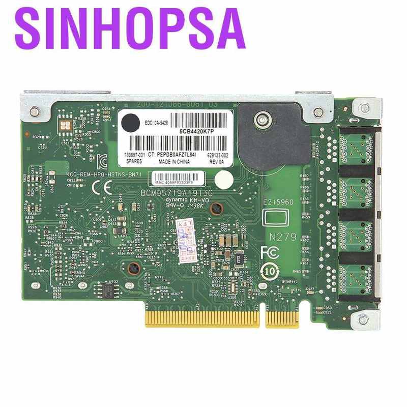 Sinhopsa 4‑Port Gigabit Network Card for HP Server Computer Accessories 331FLR Ethernet 1G | BigBuy360 - bigbuy360.vn