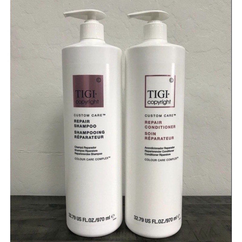CẶP DẦU GỘI PHỤC HỒI TIGI COPYRIGHT REPAIR 970ML
