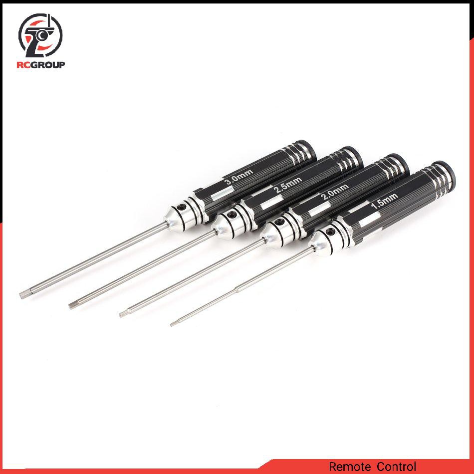 Công cụ mô hình Tuốc nơ vít thép trắng đen