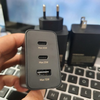Củ Sạc Siêu Nhanh 65W, Loại 3 Cổng Chính Hãng Samsung, Đời Mới Nhất 2022, Mã: EP-TA6530