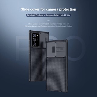 Ốp lưng bảo vệ camera cho Samsung Galaxy Note 20 Ultra dạng nắp trượt- Nillkin Camshield chính hãng