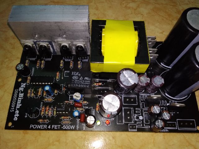 Bộ boot 12v lên 45v đôi cho loa kéo.