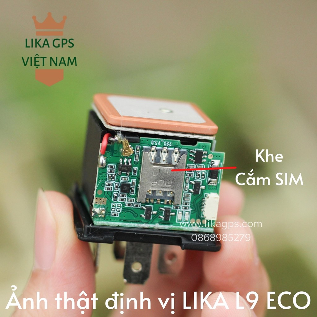 Thiết bị định vị xe máy ô tô LIKA L9 ECO, bảo hành 12 tháng (VT02, VT05, Smartmotor, protrack, wetrack lite, A8)