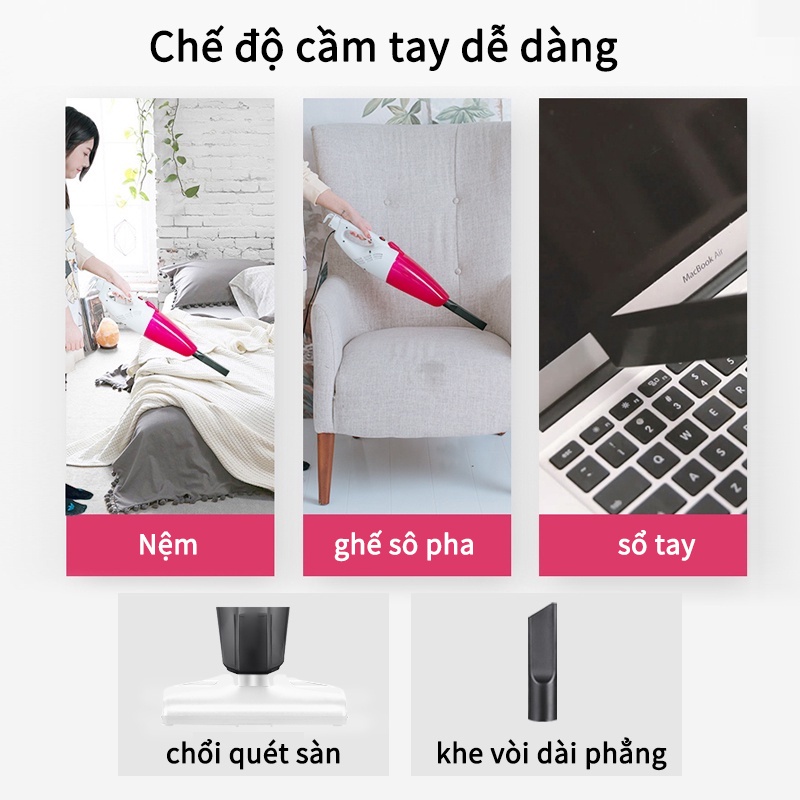 Máy hút bụi mini cầm tay Kaisa Villa JD-8057