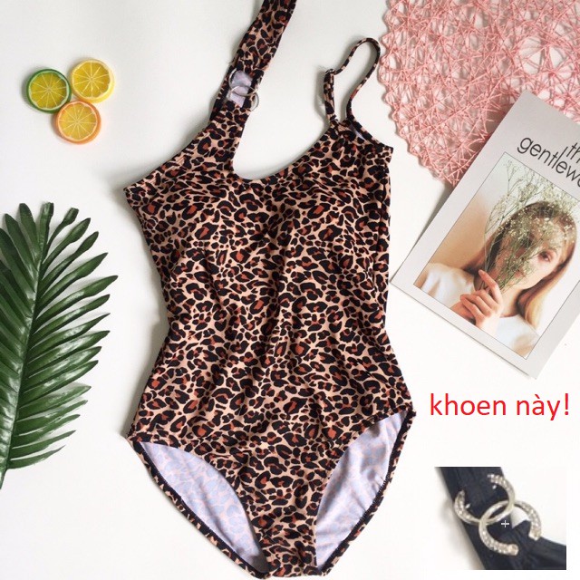 Bikini lệch vai phối khoen