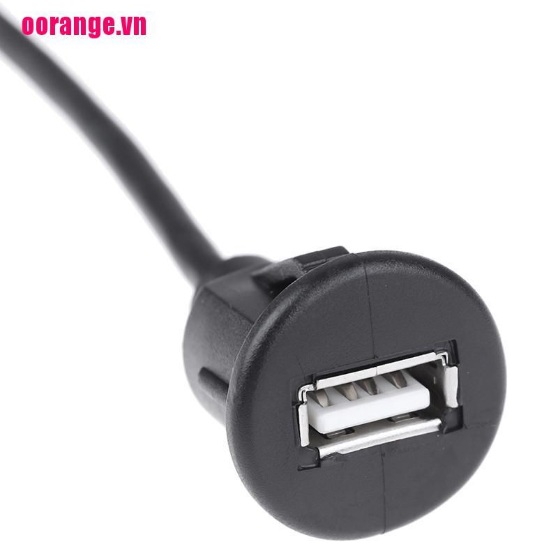Dây Cáp Nối Dài 1m Cổng Usb 2.0 Cho Xe Hơi