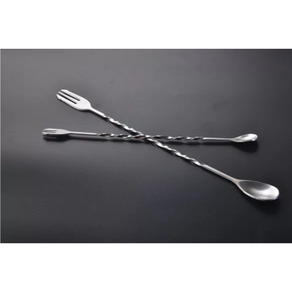 Thìa Bar inox 2 đầu 26cm- 32cm