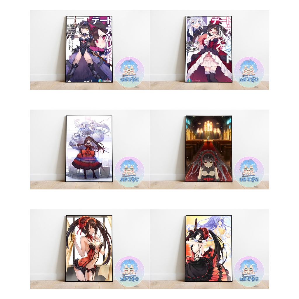 TRANH POSTER A3 TOKISAKI KURUMI (5) ANIME MANGA DATE A LIVE CHẤT LIỆU GIẤY CAO CẤP - 2D TỘC SHOP