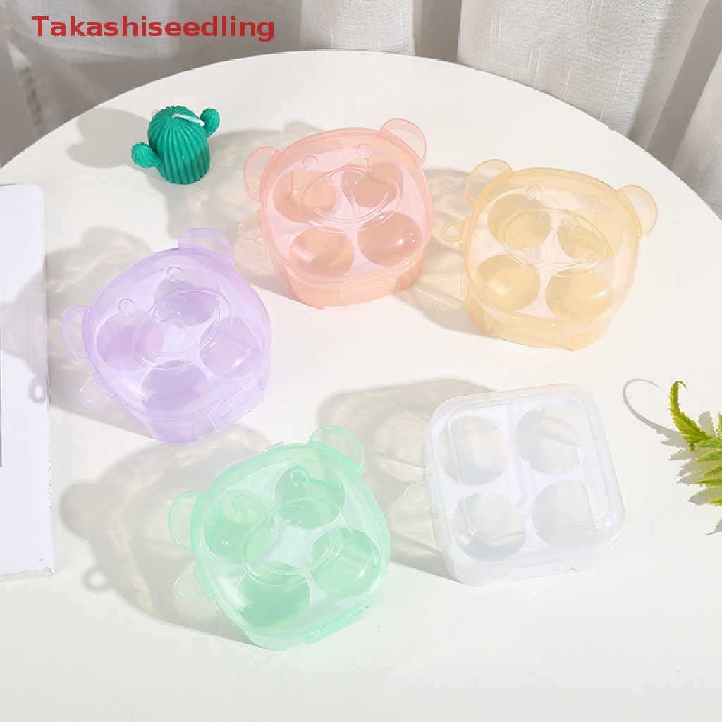 Hộp 4 Ngăn Đựng Mút Trang Điểm Tiện Dụng