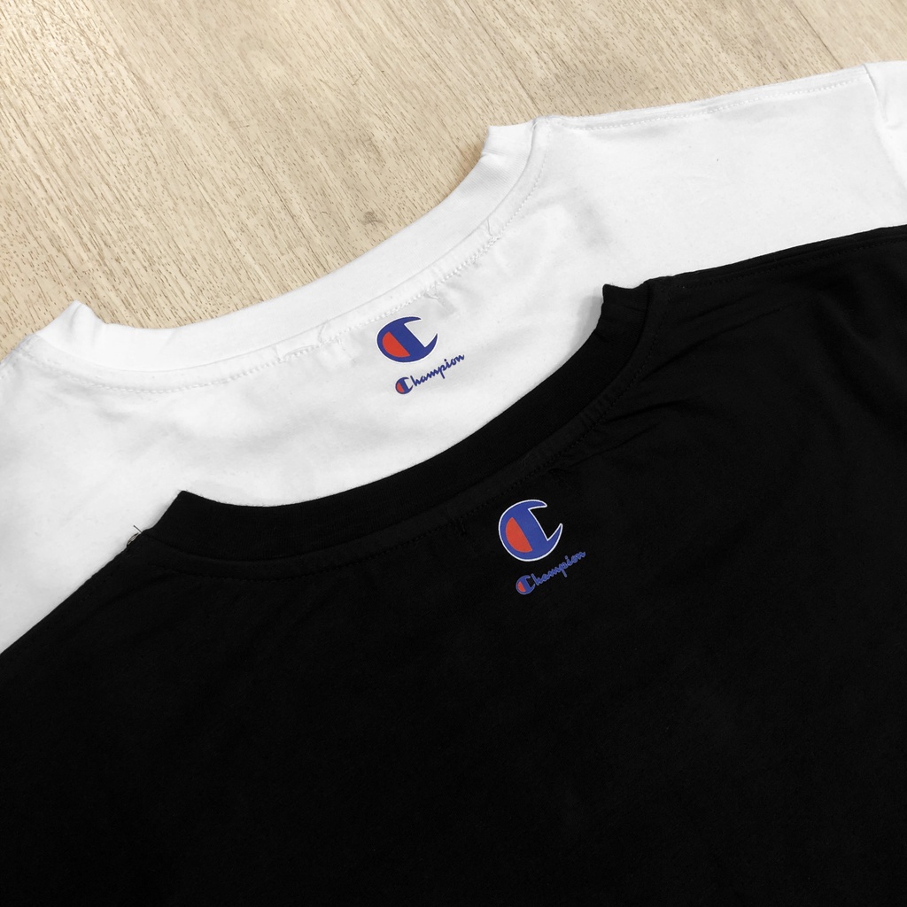 Áo thun cổ tròn CHAMPION, áo phông tay lỡ nam nữ unisex, ZOEclothing | BigBuy360 - bigbuy360.vn