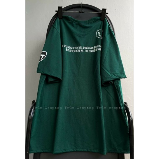 Áo Thun Tay Lỡ In Hình Sab Luv Màu Xanh , Áo Phông Rộng Form Unisex Nam Nữ 38-65kg