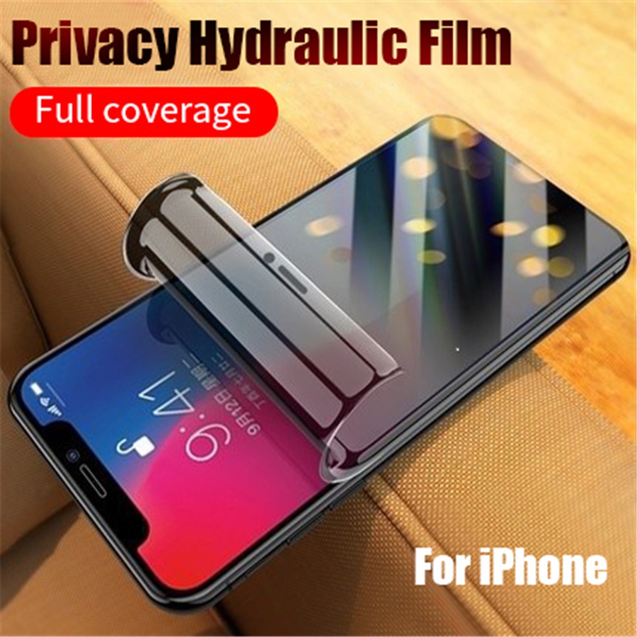 Miếng Dán TPU Dẻo Chống Nhìn Trộm Bảo Vệ Màn Hình Cho For iPhone 13 12 11 14 Pro Max 13 Mini X XR XS Max 6 7 8 Plus SE 2020