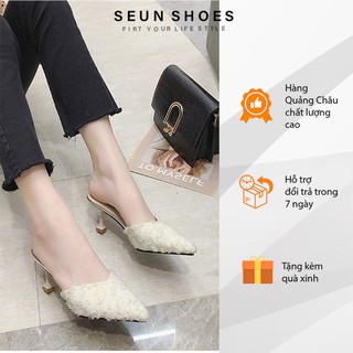 Sục guốc giày cao gót cá tính hàn quốc  Seun Shoes- MBS157