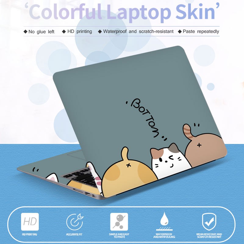 Sticker Dán laptop Sesame Street for MacBook Dell HP Lenovo Acer ASUS 13.3 / 14 / 15.6 / 17 inch