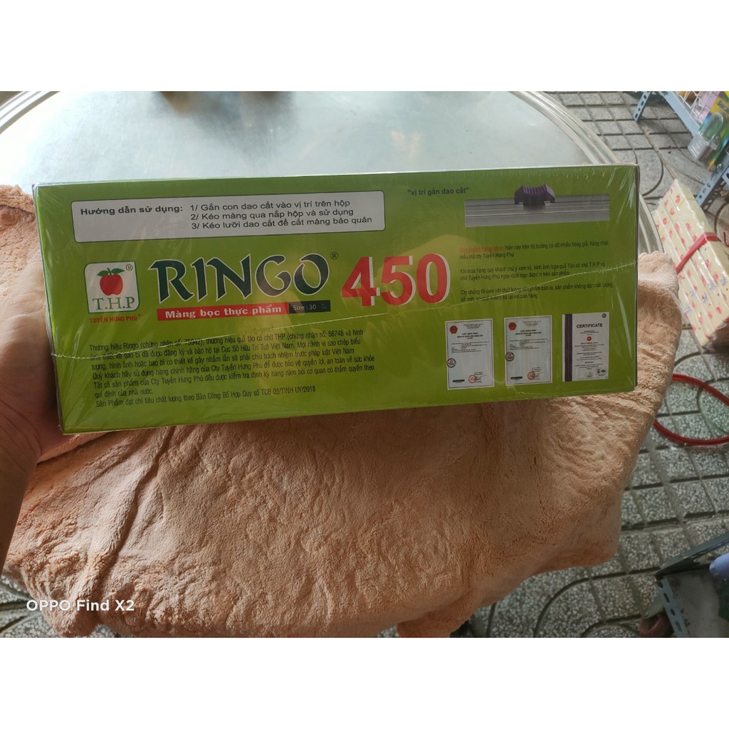 Màng bọc thực phẩm Ringo 450