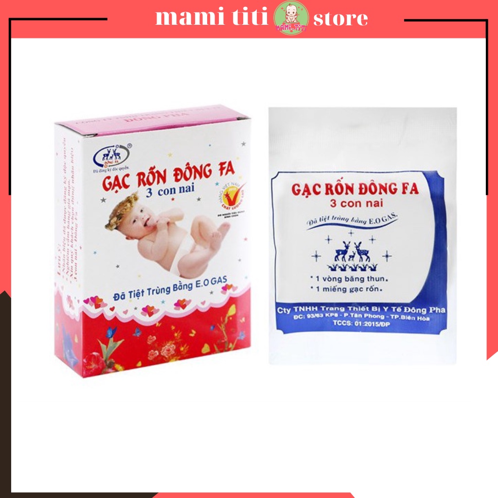 Băng rốn cho trẻ sơ sinh ĐÔNG FA - MAMI. TITI