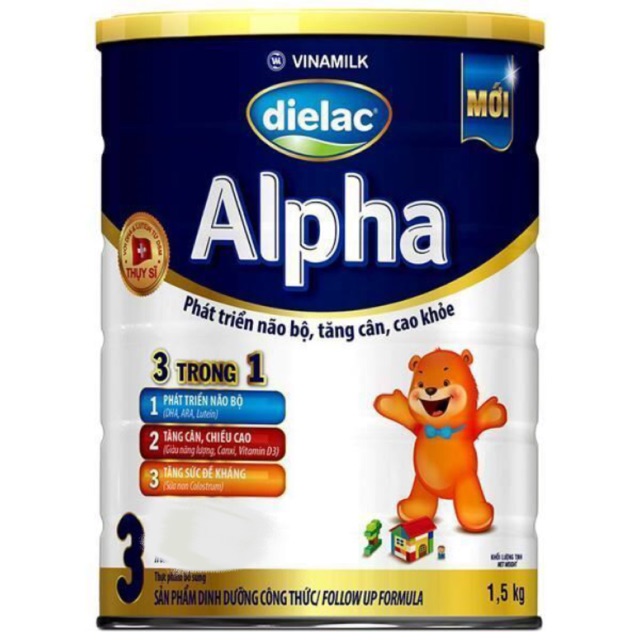 Sữa bột Dielac Alpha 3 1.5kg