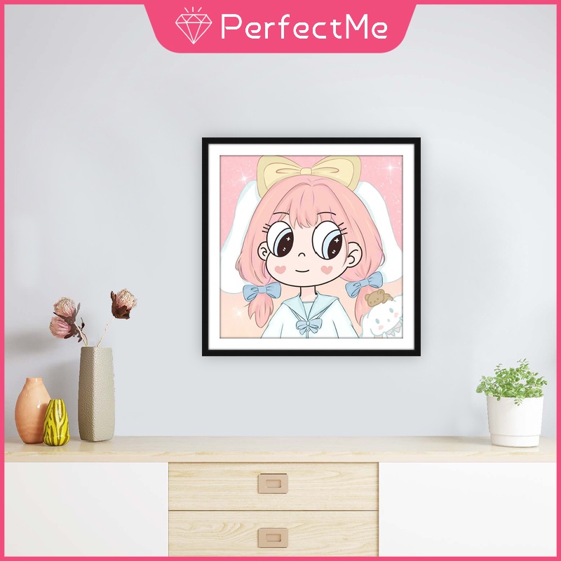 Bộ Tranh Đính Đá 5D Tự Làm Họa Tiết Công Chúa Bướm 2022 Kích Thước 30x30cm