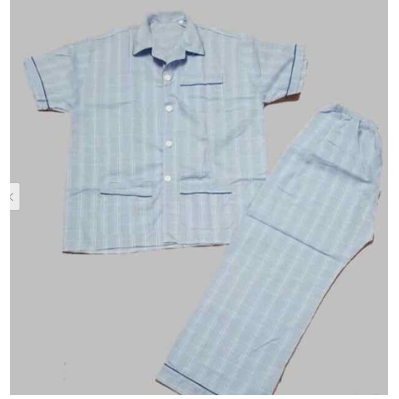 BỘ PIJAMA NAM TRUNG NIÊN TAY NGẮN QUẦN DÀI - BỘ KATE - MÃ CD25022102