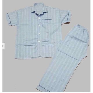BỘ PIJAMA NAM TRUNG NIÊN TAY NGẮN QUẦN DÀI - BỘ KATE - MÃ CD25022102