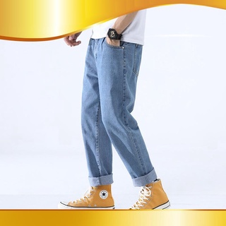 Quần Jeans Dài Ống Rộng Phong Cách Hàn Quốc Dành Cho Nam