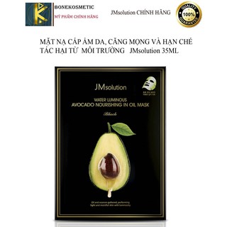 [CHÍNH HÃNG]-MẶT NẠ JMSOLUTION CHIẾT XUẤT TRÁI BƠ 35ML - NGĂN NGỪA LÃO HÓA , NẾP NHĂN