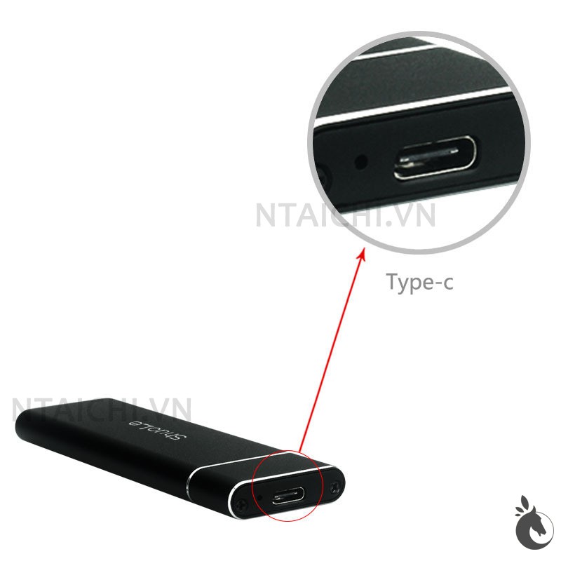 Box ổ cứng  M.2 NGFF B-KEY TYPE-C , DÀNH CHO SSD M2 SATA