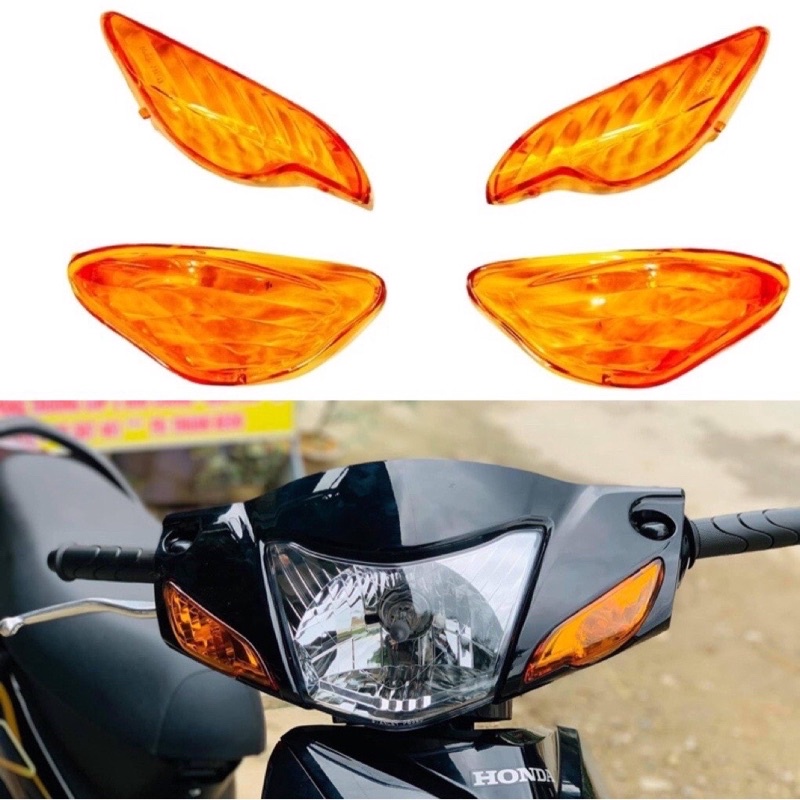 Nắp Xi Nhan cam wave A 110, 100 và 50cc Loại Nhựa Xịn