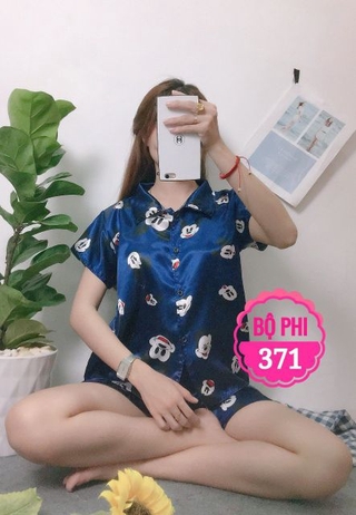 ĐỒ BỘ NỮ PHI BÓNG MICKEY QUẦN ĐÙI BPT371