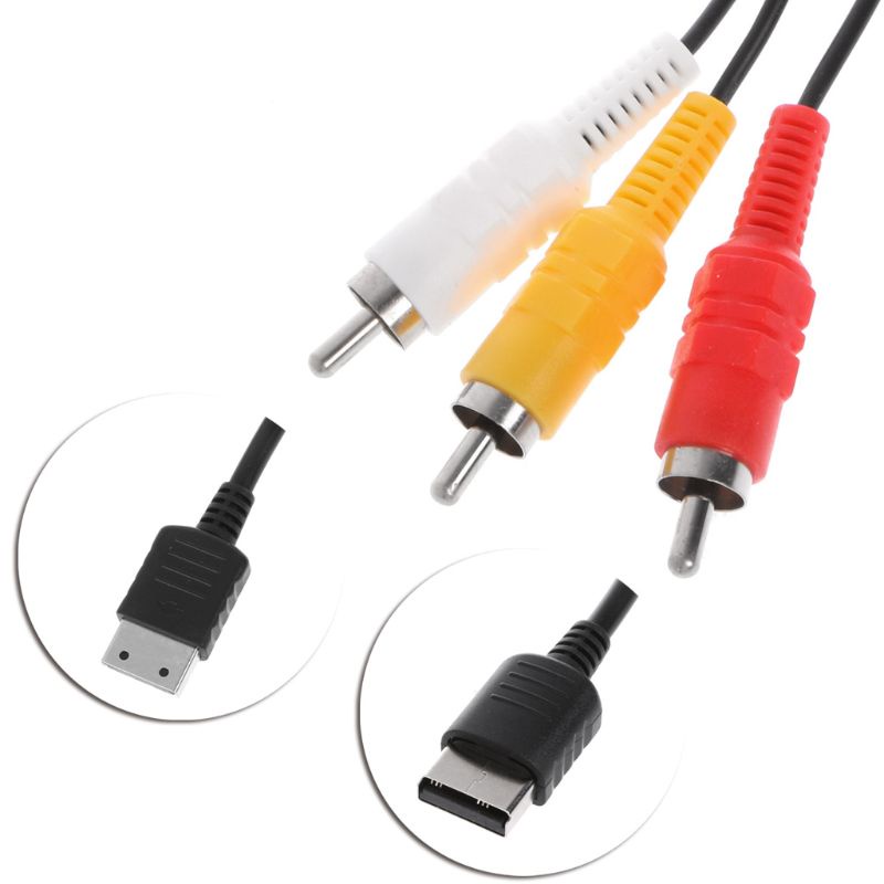 Dây Cáp Âm Thanh RCA AV Dài 1 8M 6FT Cho Thiết Bị Dreamcast DC AV