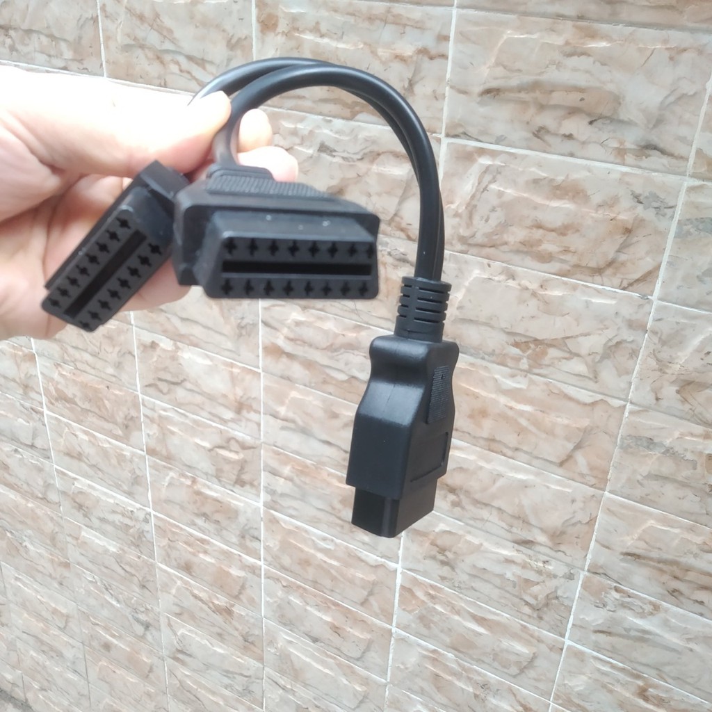 Bộ Nối Dài Cổng OBD 2 - Bộ Chia cổng OBD II tiện ích cho xe ô tô - bộ dây cáp chia 2 cổng OBD2