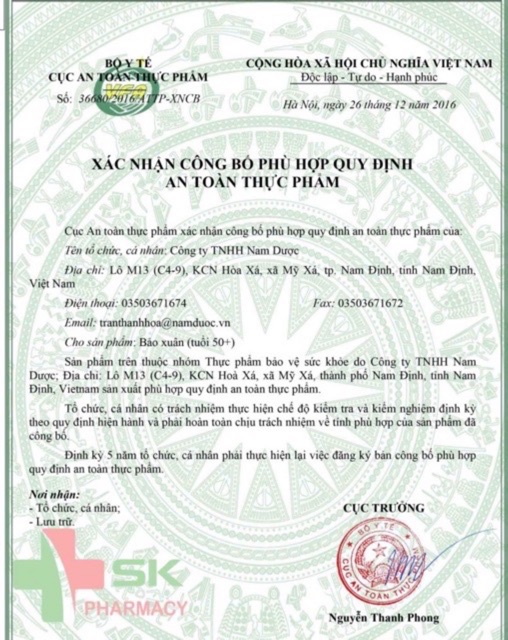 Bảo Xuân Gold (3 vỉ x 10 viên/hộp)