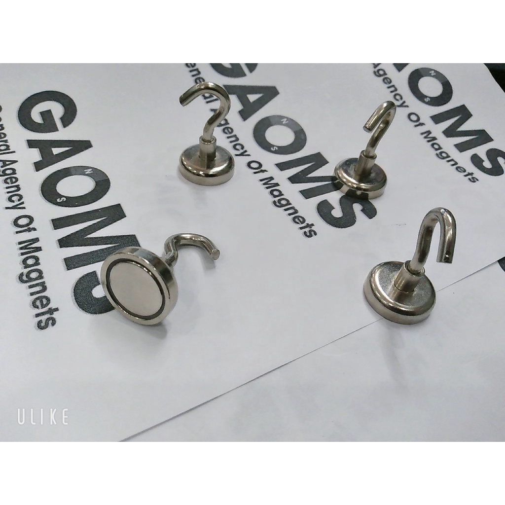 Nam châm móc treo hỏi kích thước D25mm GAOMS, lực hút siêu mạnh