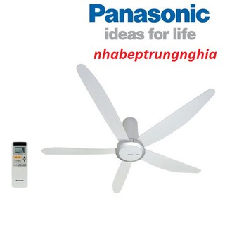 Quạt trần 5 cánh Panasonic F-60TDN có điều khiển từ xa, BẢO HÀNH CHÍNH HÃNG ĐIỆN TỬ 12 THÁNG TẠI NHÀ
