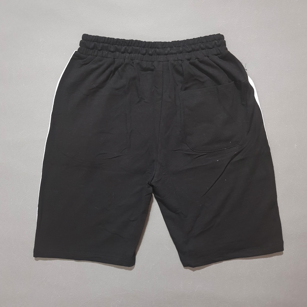 Quần short da cá cao cấp thể thao thêu chữ thể thao cho bé trai lớn